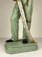 Large antique plaster sculpture Giuseppe Garibaldi, Italy, 1910-1920s
