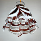 Original murano pendant lamp Fazzoletto by AV Mazzega Italy 1970s