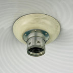 Vintage Swirl Murano Glass Pendant Lamp - 1970s Italian Lighting