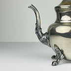 Antique silver on copper teapot by Theodore B. Starr, USA, end of the 19th century