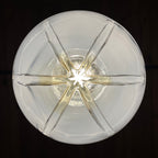 Large murano glass pendant lamp by Mazzega Italy 1960s Mid-century lighting