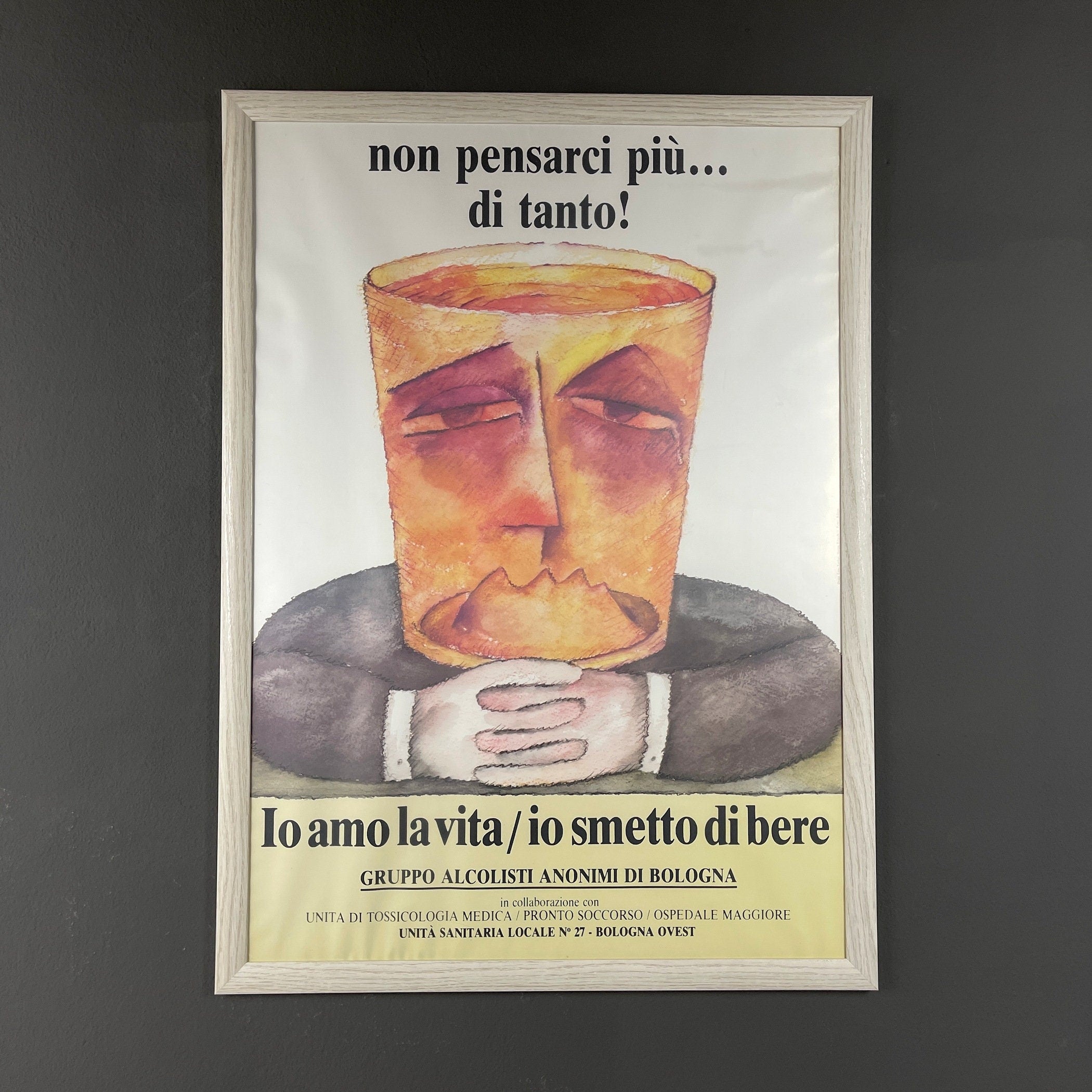 Vintage Alcoholics Anonymous Posters: Ennio Tamburi Design, Set of 4