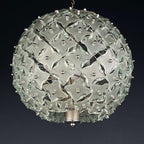 Vintage chandelier Sputnik by Fontana Arte, Italy 1960s, mid-century Italian modern