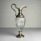 Vintage silver plated decanter Distillerie Buton Bologna, Italy, 1950s