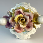 Vintage ceramic candleholder by Bassano, Italy, 1970s