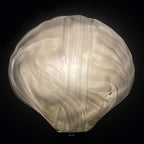 Vintage murano wall lamp Seashell by "La Murrina" Italy 1980s MCM unique Italian lighting