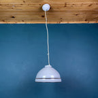 Vintage Murano Glass Pendant Lamp: 70s Italian Mid-Century Modern Lighting