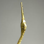 Vintage metal sculpture Bird by Salvino Marsura, Italy 1970s, Mid-century Modern