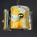 Mid-Century Murano Glass Chandelier by AV Mazzega, Italy 1970s