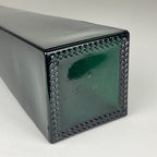Vintage green bottle glass vase, Italy, 1980s