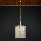 Mid-century murano glass chandelier Tronchi by Toni Zuccheri for Venini Italy 1960s