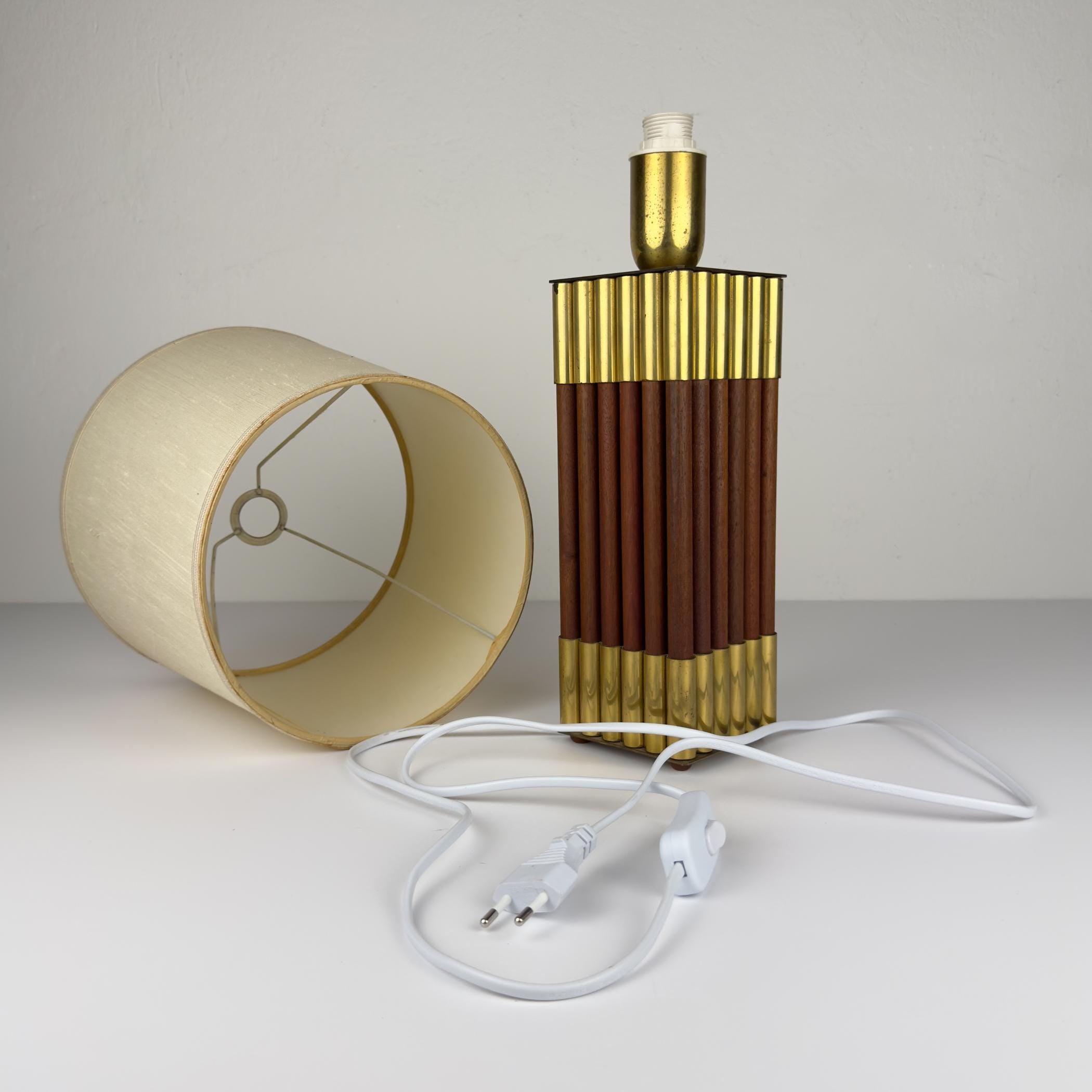 Vintage table lamp by AV Vikić, Yugoslavia 1980s