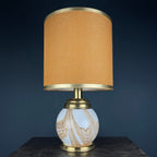 Murano table lamp Italy 1970s mid-century modern italian home decor