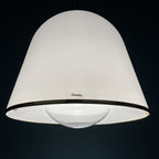 iGuzzini "Kuala" Italian white pendant lamp by Franco BRESCIANI  Italy 1970s