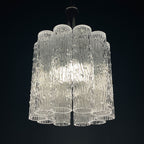 Mid-century murano glass chandelier Tronchi by Toni Zuccheri for Venini Italy 1960s