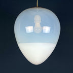 [Reserved, included shipping] Murano pendant lamp Egg by Leucos, Italy 1960s Mid-century italian modern lighting