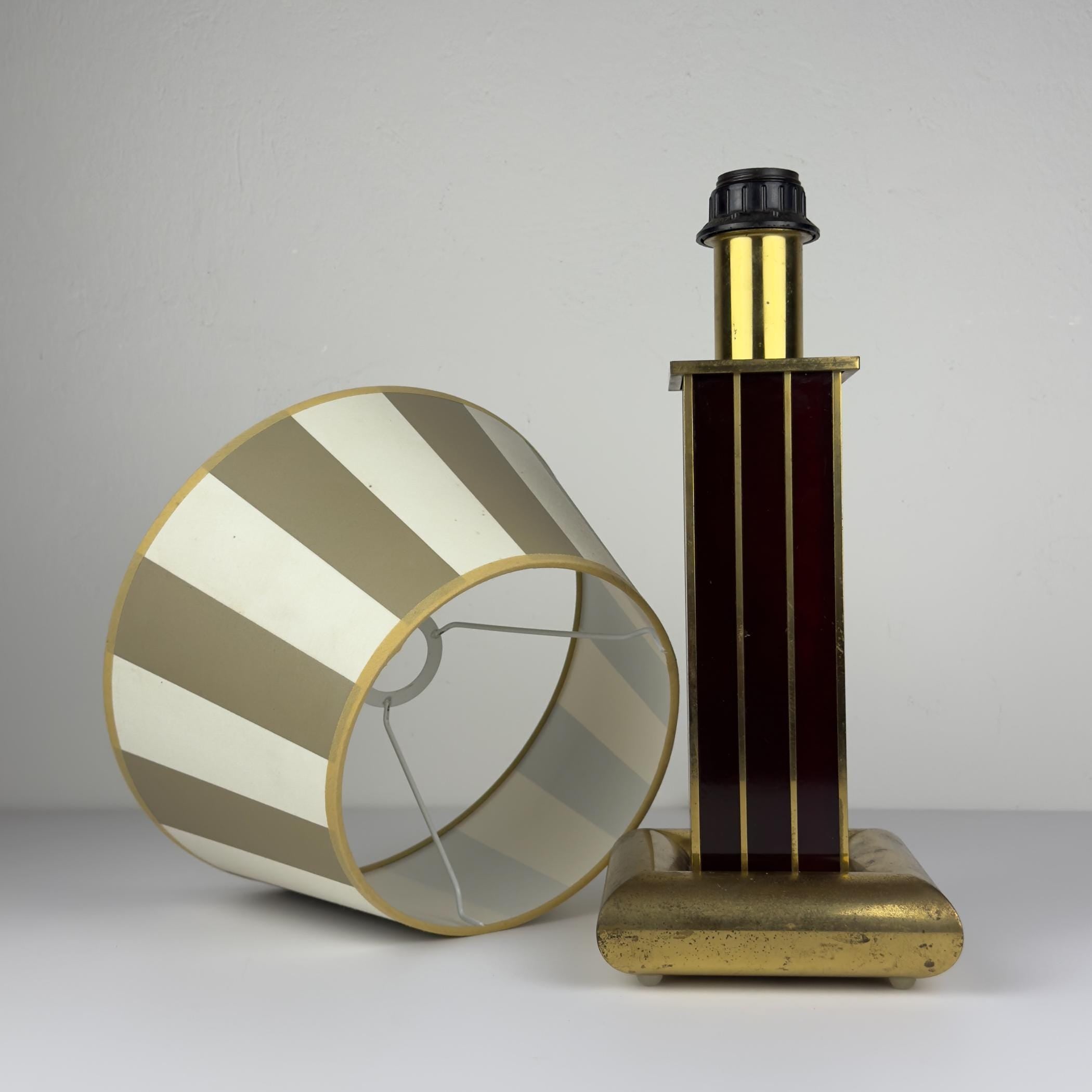 Vintage table lamp by AV Vikić, Yugoslavia 1980s