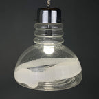 Murano glass pendant lamp  Italy 1960s Space age Mid-century modern italian lighting