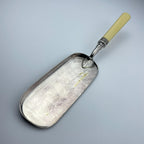 Antique Silver Plate Crumb Scoop - Atkin Brothers, Sheffield