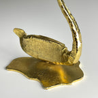 Vintage metal sculpture Bird by Salvino Marsura, Italy 1970s, Mid-century Modern