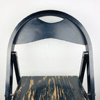 Folding chairs Tric by Achille and Pier Giacomo Castiglioni for BBB Emmebonacina Italy 1970s