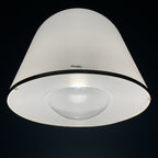 iGuzzini "Kuala" Italian white pendant lamp by Franco BRESCIANI  Italy 1970s