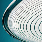 Classic swirl Murano glass pendant lamp Italy 1970s White Mid-century Lighting Vintage chandelier