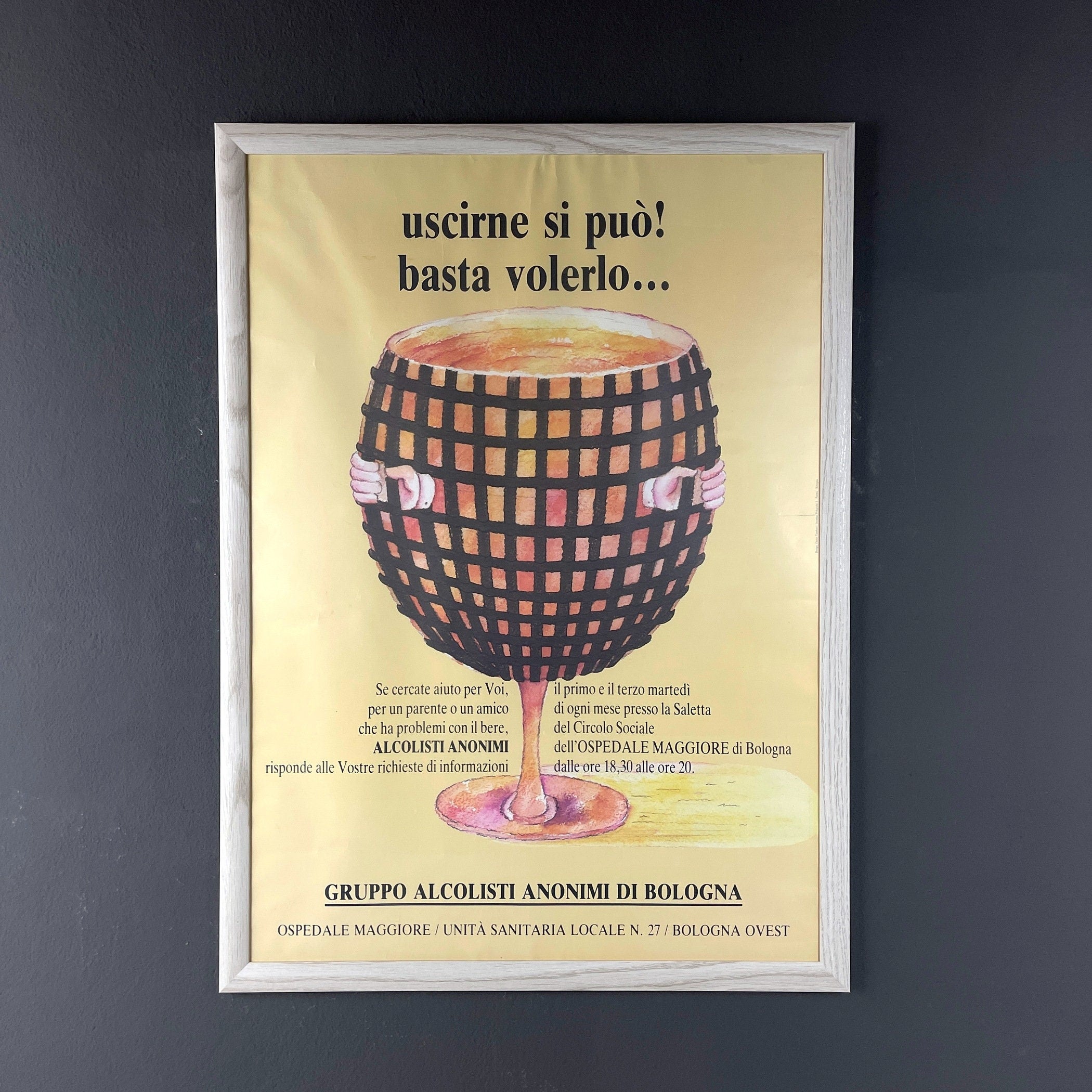 Vintage Alcoholics Anonymous Posters: Ennio Tamburi Design, Set of 4