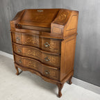 Vintage dresser commode secretaire bureau Italy 1960s furniture antique style chest of drawers