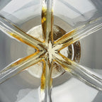 Large murano glass pendant lamp by Mazzega Italy 1960s Mid-century lighting