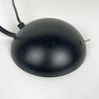 Retro black desk lamp by C. Zaffaroni, Turate (Como), Italy 1980s, retro home office