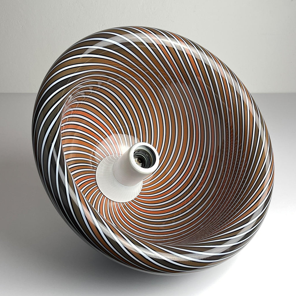 Vintage Murano black pendant lamp by Lino Tagliapietra for VeArt, Italy 1960s