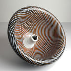 Vintage Murano black pendant lamp by Lino Tagliapietra for VeArt, Italy 1960s