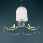 Murano Glass Pendant Lamp: Mid-Century Italian Lighting, 1970s