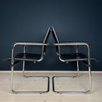 Mid-Century Bauhaus Cantilever Chair Set: Stol Kamnik, Mart Stam Design
