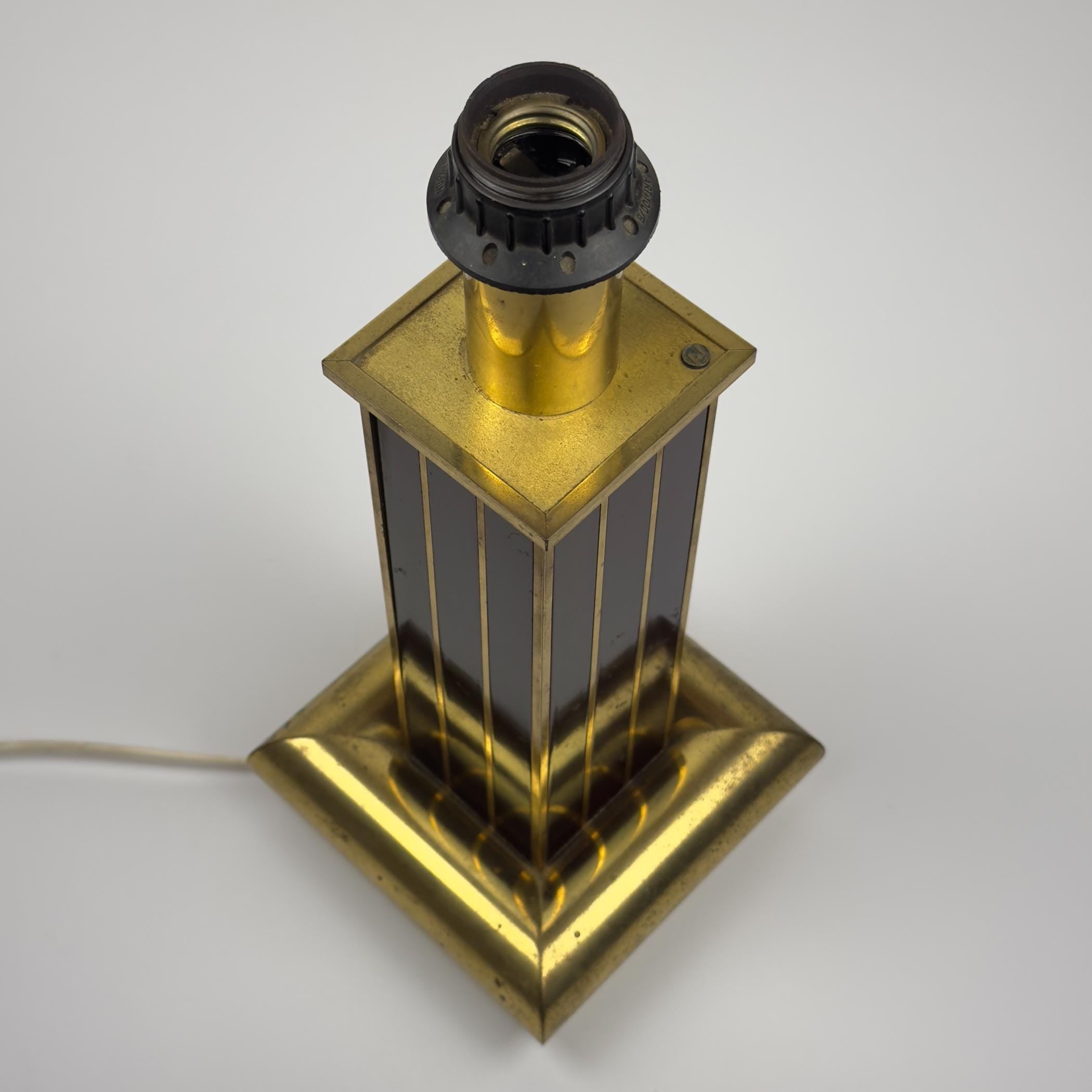 Vintage table lamp by AV Vikić, Yugoslavia 1980s