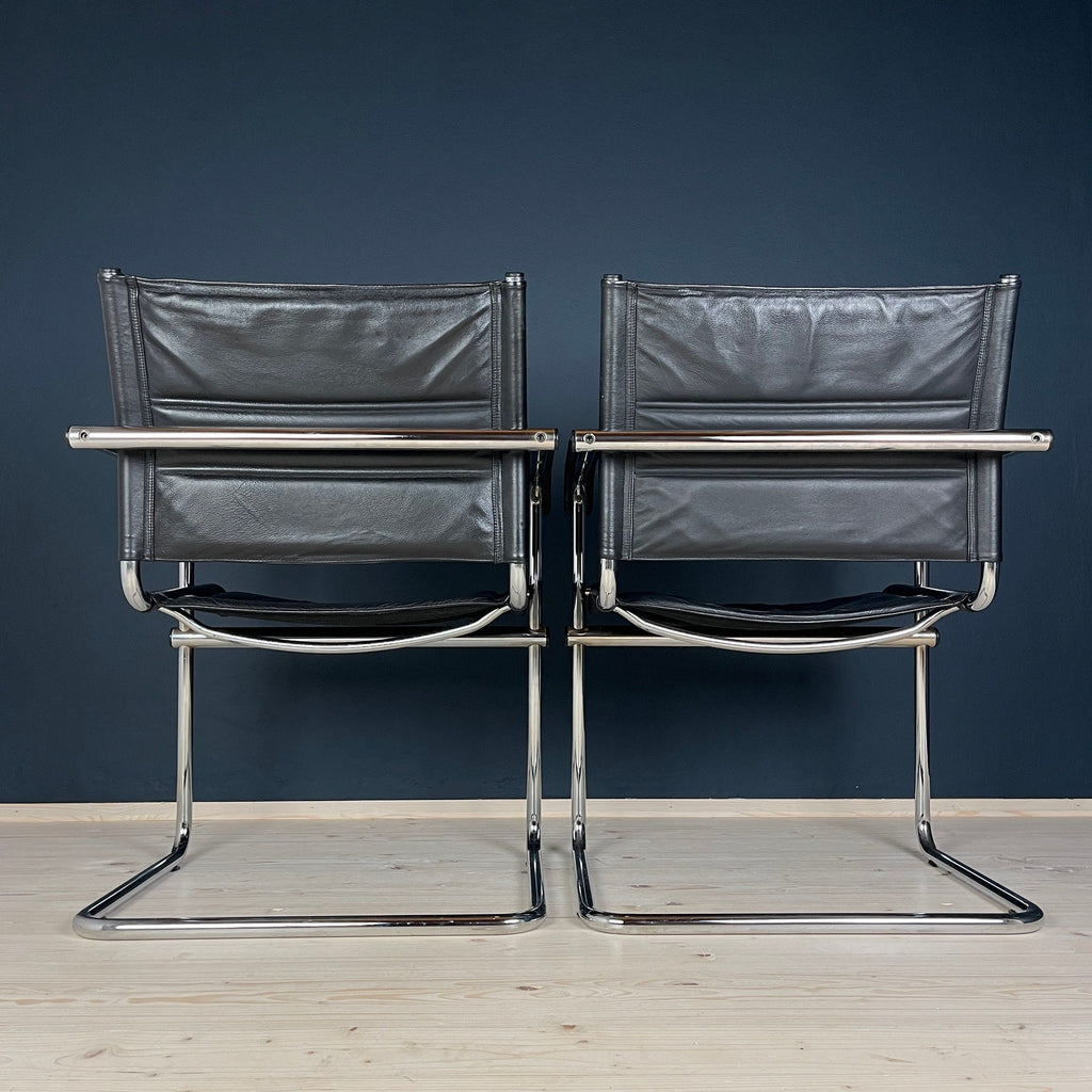 Mid-Century Bauhaus Cantilever Chair Set: Stol Kamnik, Mart Stam Design