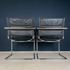 Mid-Century Bauhaus Cantilever Chair Set: Stol Kamnik, Mart Stam Design