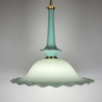 Vintage Murano glass pendant lamp by Venini, Italy 1970s, Mid-century Italian modern