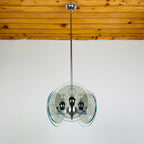 Vintage Fontana Arte Art Glass Chandelier - Italian MCM Design