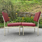 Vintage Anonima Castelli Lounge Chairs & Coffee Table: Italian Mid-Century Modern Set