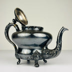 Antique silver plated teapot by Barbour Silver Company, USA, end of the 19th century