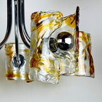 Vintage Murano chandelier Mazzega by Toni Zuccheri, Italy 1970s, Mid-century, Space age