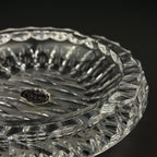 Vintage Bohemian glass ashtray by Bohemia Crystal, Czechoslovakia, 1970s