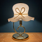 Pink Murano Glass Table Lamp: Italian Mid-Century Lighting