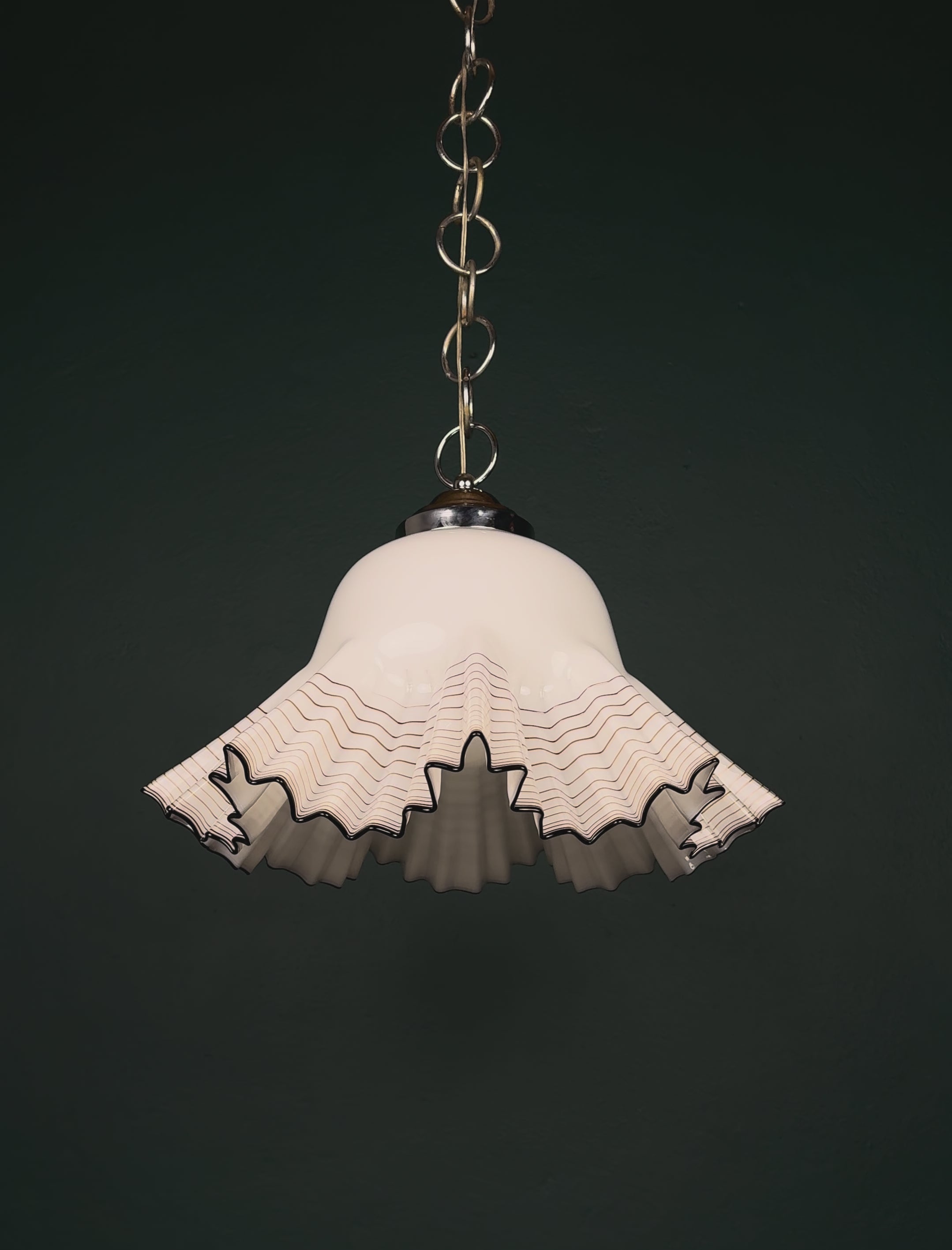 Vintage Murano pendant lamp by Vetreria De Majo, Italy 1970s